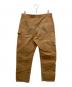 CarHartt (カーハート) ダブルニー ダックパンツ ブラウン サイズ:SIZE 34：10000円