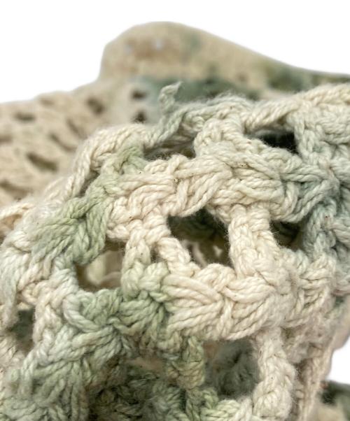 INDUSTRIAL HINDUSTAN Niche（インダストリアル ヒンドゥスタン ニッチ）INDUSTRIAL HINDUSTAN Niche (インダストリアル ヒンドゥスタン ニッチ) メッシュニット ベージュ×カーキ サイズ:SIZE Freeの古着・服飾アイテム