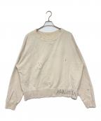Maison Margielaメゾンマルジェラ）の古着「Washed Vintage Sweat」｜アイボリー