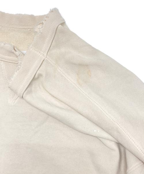 Maison Margiela（メゾンマルジェラ）Maison Margiela (メゾンマルジェラ) Washed Vintage Sweat アイボリー サイズ:SIZE Sの古着・服飾アイテム