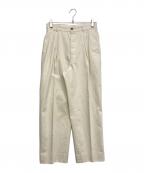 NEATニート）の古着「タックテーパードパンツ」｜ホワイト