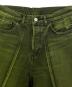 中古・古着 SUBLATIONS (サブレーションズ) WIDE SEAM DENIM BAGGY PANTS グリーン サイズ:SIZE 0：24000円