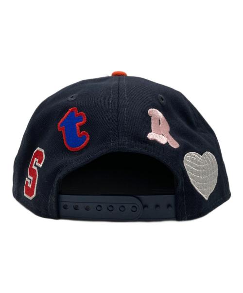 New Era（ニューエラ）New Era (ニューエラ) SAINT MICHAEL (セントマイケル) MLB ヒューストン・アストロズキャップ ネイビー×オレンジの古着・服飾アイテム