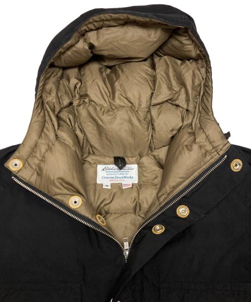 Eddie Bauer（エディーバウアー）Eddie Bauer (エディーバウアー) Crescent Down Works (クレセントダウンワークス) ダウンジャケット ブラック サイズ:size Mの古着・服飾アイテム