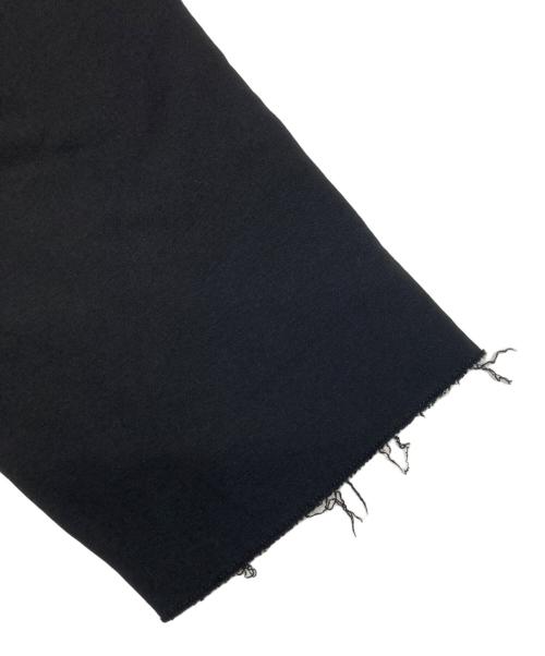 MM6 Maison Margiela（エムエムシックスメゾンマルジェラ）MM6 Maison Margiela (エムエムシックスメゾンマルジェラ) Numeric Print レイヤード スウェットシャツ グレー×ブラック サイズ:SIZE XXLの古着・服飾アイテム