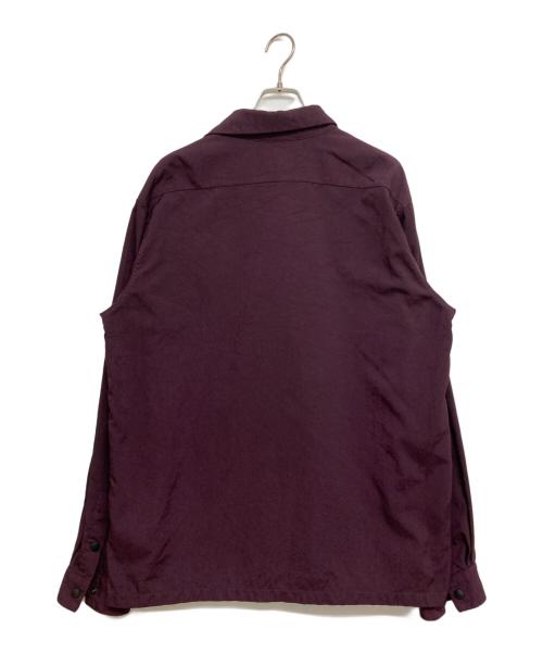 Acne studios（アクネ ストゥディオズ）Acne studios (アクネ ストゥディオズ) ピケナイロンバーガンディシャツ ボルドー サイズ:SIZE 52の古着・服飾アイテム