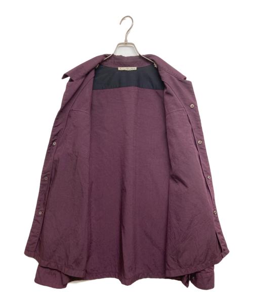 Acne studios（アクネ ストゥディオズ）Acne studios (アクネ ストゥディオズ) ピケナイロンバーガンディシャツ ボルドー サイズ:SIZE 52の古着・服飾アイテム