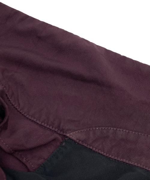 Acne studios（アクネ ストゥディオズ）Acne studios (アクネ ストゥディオズ) ピケナイロンバーガンディシャツ ボルドー サイズ:SIZE 52の古着・服飾アイテム
