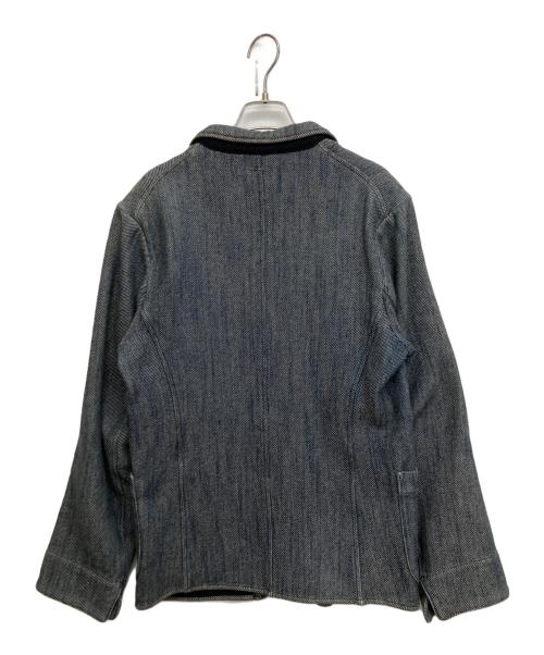 KAPITAL（キャピタル）KAPITAL (キャピタル) ウールヘリンボーンワッペンテーラード ネイビー サイズ:SIZE 2の古着・服飾アイテム