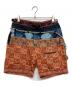 KAPITAL（キャピタル）の古着「ECO BAKA CRAZY ROPE CARABINER SHORTS」｜ブルー×レッド