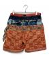 KAPITAL (キャピタル) ECO BAKA CRAZY ROPE CARABINER SHORTS ブルー×レッド サイズ:SIZE3：12000円