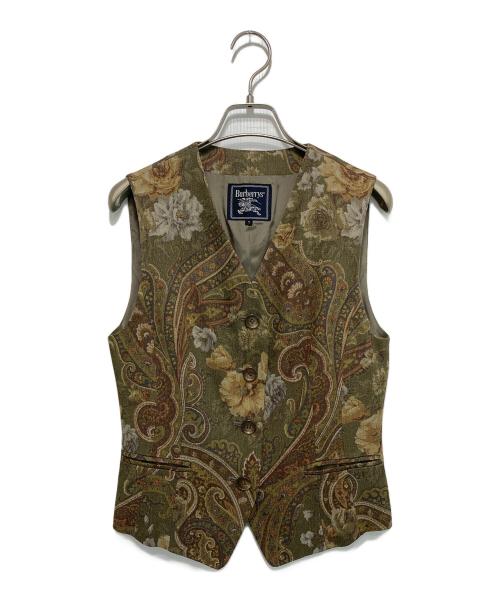 Burberry's（バーバリー）Burberry's (バーバリー) ペイズリージレ カーキ×ベージュ サイズ:7の古着・服飾アイテム
