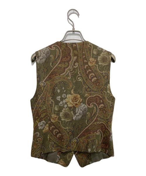 Burberry's（バーバリー）Burberry's (バーバリー) ペイズリージレ カーキ×ベージュ サイズ:7の古着・服飾アイテム