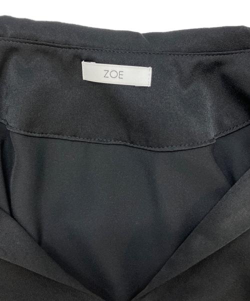 ZOE（ゾーイ）ZOE (ゾーイ) sailor collar shirt/サテンセーラーカラーシャツ ブラック サイズ:SIZE Mの古着・服飾アイテム