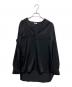 ZOE（ゾーイ）の古着「sailor collar shirt/サテンセーラーカラーシャツ」｜ブラック