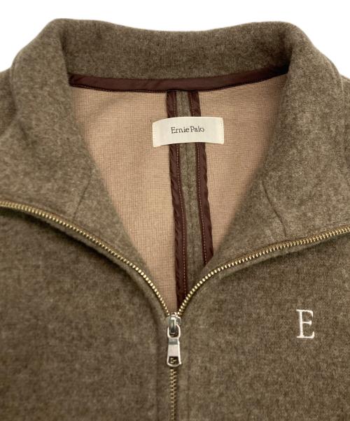 Ernie Palo（アーニーパロ）Ernie Palo (アーニーパロ) Wool Boa Zip Blouson/ウールボアジップブルゾン ブラウン サイズ:size 46の古着・服飾アイテム