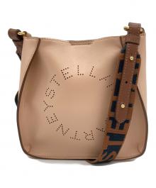 STELLA McCARTNEY（ステラマッカートニー）の古着「ステラロゴ ホーボー S ショルダーバッグ」｜ブラウン×ベージュ