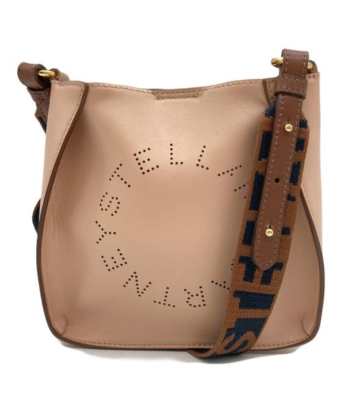 STELLA McCARTNEY（ステラマッカートニー）STELLA McCARTNEY (ステラマッカートニー) ステラロゴ ホーボー S ショルダーバッグ ブラウン×ベージュ サイズ:実寸サイズをご参照下さい。の古着・服飾アイテム