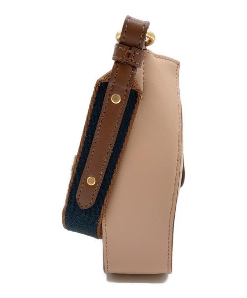 STELLA McCARTNEY（ステラマッカートニー）STELLA McCARTNEY (ステラマッカートニー) ステラロゴ ホーボー S ショルダーバッグ ブラウン×ベージュ サイズ:実寸サイズをご参照下さい。の古着・服飾アイテム