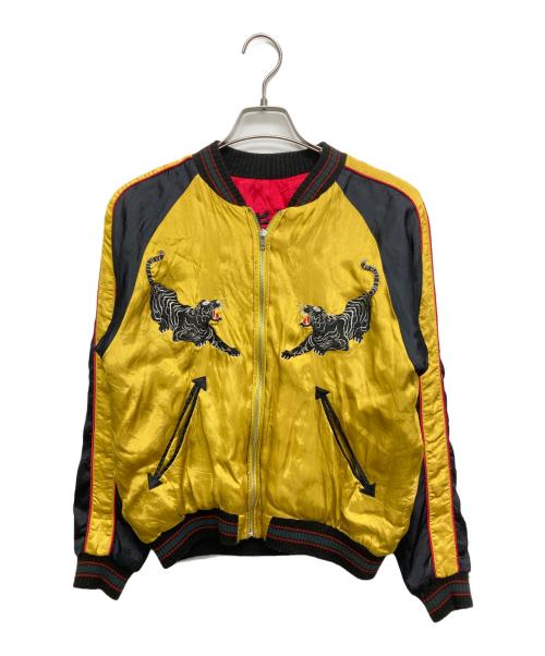 CROWS（クローズ）CROWS (クローズ) リバーシブルスカジャン レッド×イエロー サイズ:SIZE Sの古着・服飾アイテム