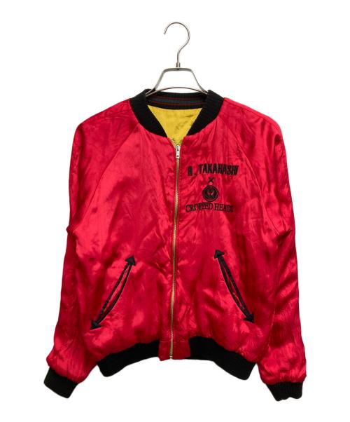 CROWS（クローズ）CROWS (クローズ) リバーシブルスカジャン レッド×イエロー サイズ:SIZE Sの古着・服飾アイテム