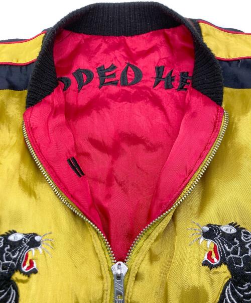 CROWS（クローズ）CROWS (クローズ) リバーシブルスカジャン レッド×イエロー サイズ:SIZE Sの古着・服飾アイテム