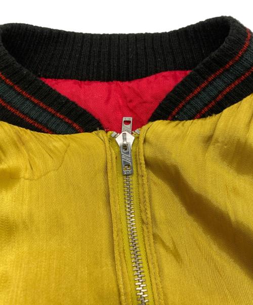 CROWS（クローズ）CROWS (クローズ) リバーシブルスカジャン レッド×イエロー サイズ:SIZE Sの古着・服飾アイテム