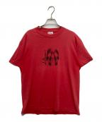 Hanesヘインズ）の古着「半袖Tシャツ」｜レッド