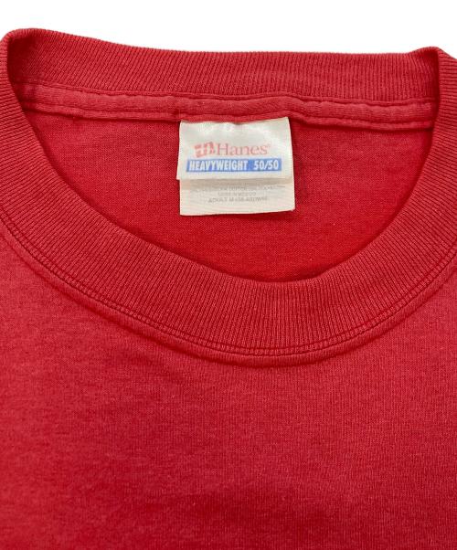 Hanes（ヘインズ）Hanes (ヘインズ) 半袖Tシャツ レッド サイズ:不明の古着・服飾アイテム