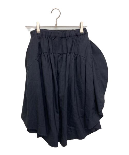 COMME des GARCONS COMME des GARCONS（コムデギャルソン コムデギャルソン）COMME des GARCONS COMME des GARCONS (コムデギャルソン コムデギャルソン) 切替スカート ネイビー サイズ:XSの古着・服飾アイテム