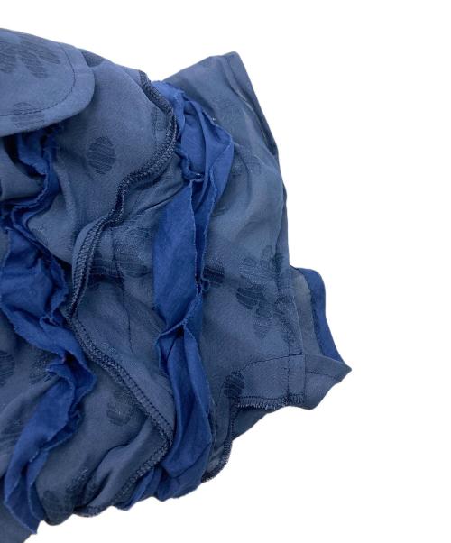 tricot COMME des GARCONS（トリココムデギャルソン）tricot COMME des GARCONS (トリココムデギャルソン) 花柄ワンピース ブルー サイズ:SIZE Sの古着・服飾アイテム