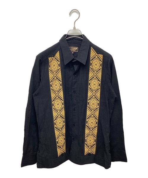 ESTRELLASTANDARD（エストレアスタンダード）ESTRELLASTANDARD (エストレアスタンダード) キューバシャツ ブラック サイズ:SIZE38の古着・服飾アイテム