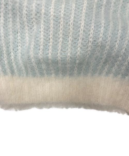 SUPREME（シュプリーム）SUPREME (シュプリーム) 2-Tone Mohair Cardigan スカイブルー サイズ:XLの古着・服飾アイテム