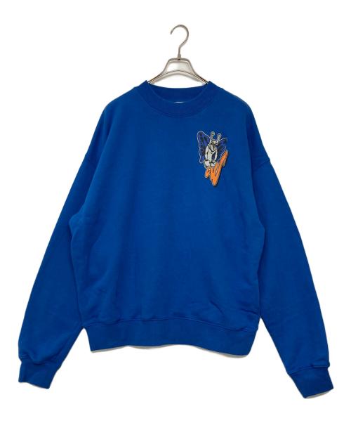 OFFWHITE（オフホワイト）OFFWHITE (オフホワイト) Gang Skate Crewneck ネイビー サイズ:Lの古着・服飾アイテム