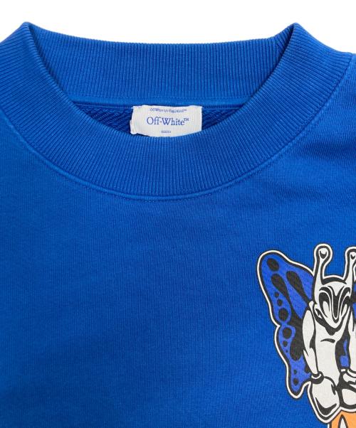 OFFWHITE（オフホワイト）OFFWHITE (オフホワイト) Gang Skate Crewneck ネイビー サイズ:Lの古着・服飾アイテム