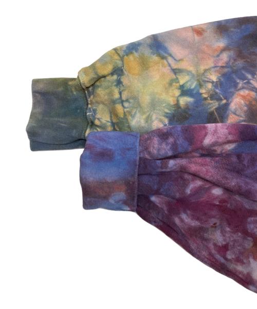 SUPREME（シュプリーム）Supreme (シュプリーム) Overdyed SmallBox Zipup Hoodie パープル×グリーン サイズ:XLの古着・服飾アイテム