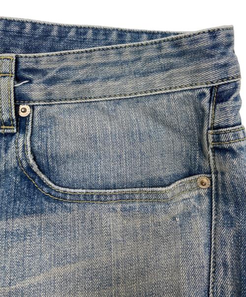 BALENCIAGA（バレンシアガ）BALENCIAGA (バレンシアガ) ツイストバギーデニムパンツ インディゴ サイズ:Mの古着・服飾アイテム