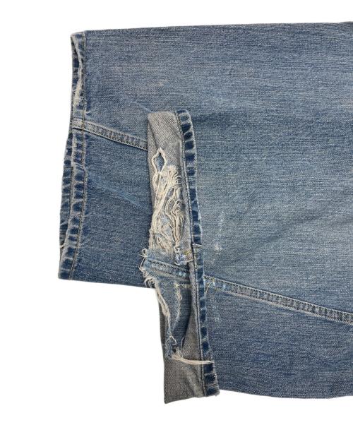 BALENCIAGA（バレンシアガ）BALENCIAGA (バレンシアガ) ツイストバギーデニムパンツ インディゴ サイズ:Mの古着・服飾アイテム