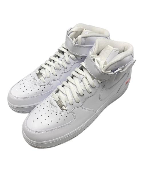 NIKE（ナイキ）NIKE (ナイキ) Supreme (シュプリーム) AIR FORCE 1 MID SP ホワイト サイズ:SIZE　US11・5 未使用品の古着・服飾アイテム
