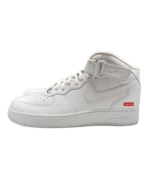 NIKE（ナイキ）NIKE (ナイキ) Supreme (シュプリーム) AIR FORCE 1 MID SP ホワイト サイズ:SIZE　US11・5 未使用品の古着・服飾アイテム