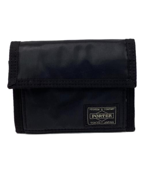 PORTER（ポーター）PORTER (ポーター) カプセルウォレット ブラック サイズ:実寸サイズをご参照下さい。の古着・服飾アイテム