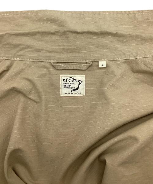 orSlow（オアスロウ）orSlow (オアスロウ) ファティーグジャケット ブラウン サイズ:SIZE4の古着・服飾アイテム