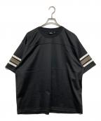 stussyステューシー）の古着「メッシュフットボールジャージ」｜ブラック