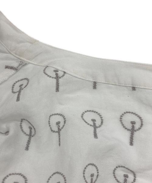 Sally Scott（サリースコット）Sally Scott (サリースコット) フォレスト柄 ブラウス ホワイト サイズ:SIZE 11Rの古着・服飾アイテム