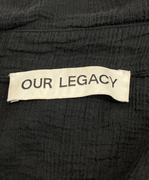 OUR LEGACY（アワーレガシー）OUR LEGACY (アワーレガシー) MILITARY BASE SHORTSLEEVE ブラック サイズ:SIZE48の古着・服飾アイテム