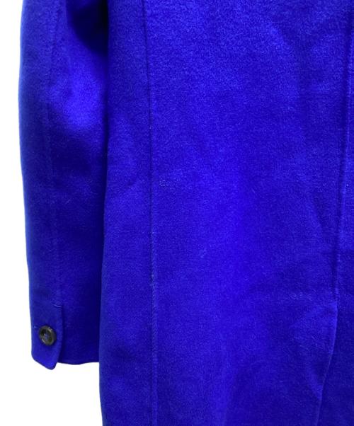 WEEKEND Max Mara（ウィークエンド マックスマーラ）Weekend Max Mara (ウィークエンド マックスマーラ) ウールブレンドチェスターコート ブルー サイズ:36の古着・服飾アイテム