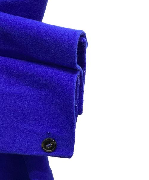 WEEKEND Max Mara（ウィークエンド マックスマーラ）Weekend Max Mara (ウィークエンド マックスマーラ) ウールブレンドチェスターコート ブルー サイズ:36の古着・服飾アイテム