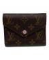 LOUIS VUITTON（ルイ ヴィトン）の古着「3つ折り財布」｜ブラウン×ピンク