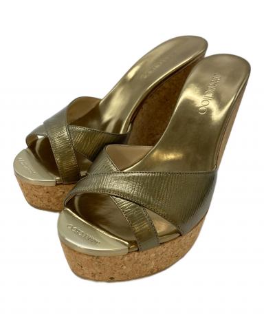 中古・古着通販】JIMMY CHOO (ジミーチュウ) サンダル ブラウン サイズ