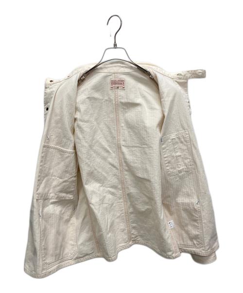 BONCOURA（ボンクラ）BONCOURA (ボンクラ) カバーオール アイボリー サイズ:36の古着・服飾アイテム